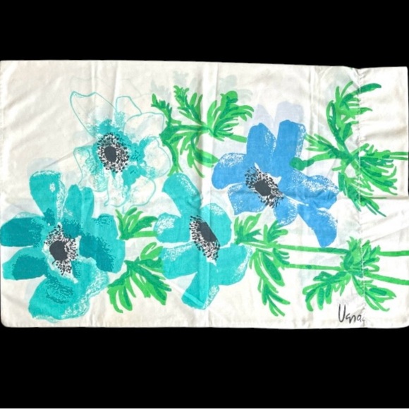 Vera Neumann Pillow Cases Floral Bedding Flower Sheets 60s 70s Retro Pillows - Picture 2 of 7
